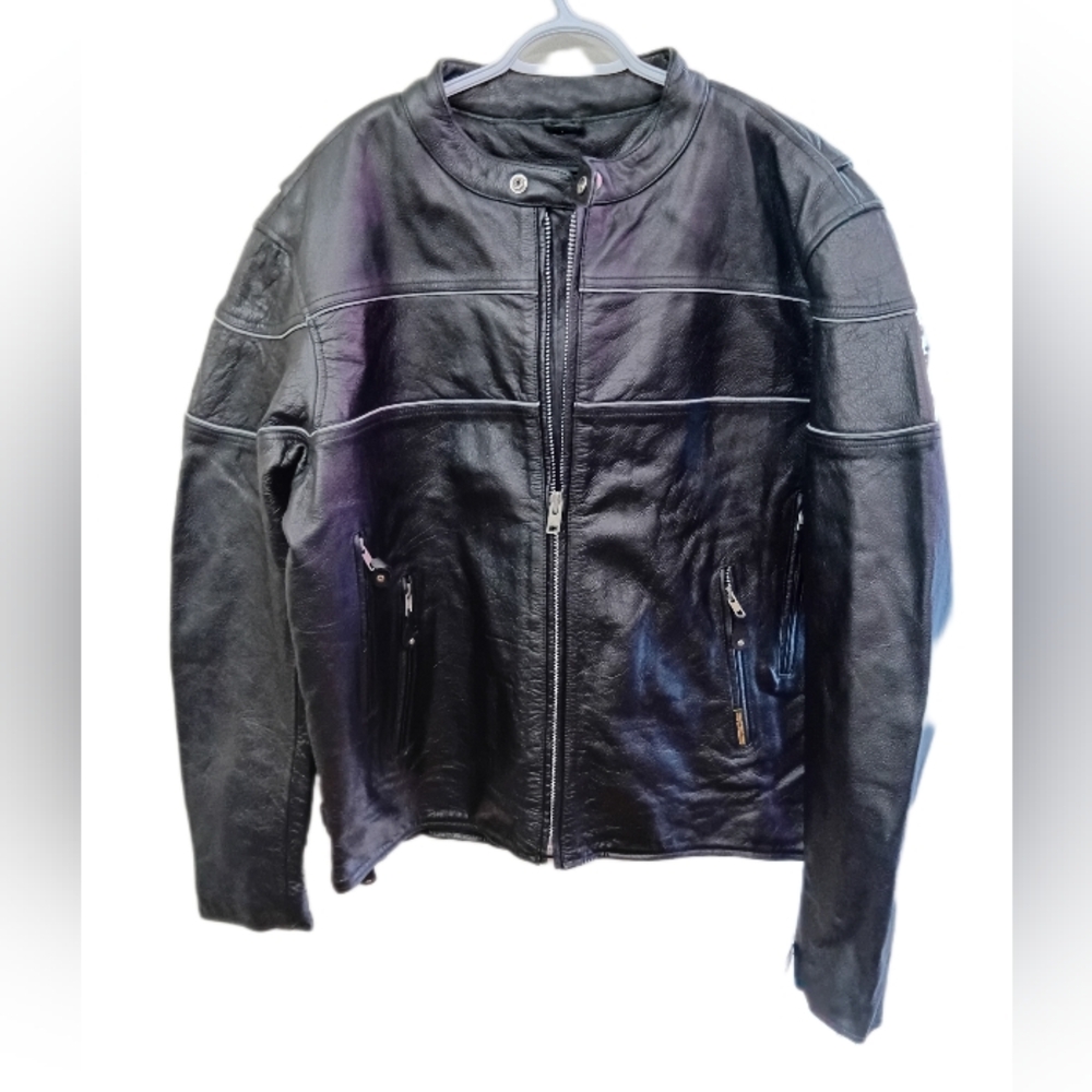Men's Black Leather Jacket